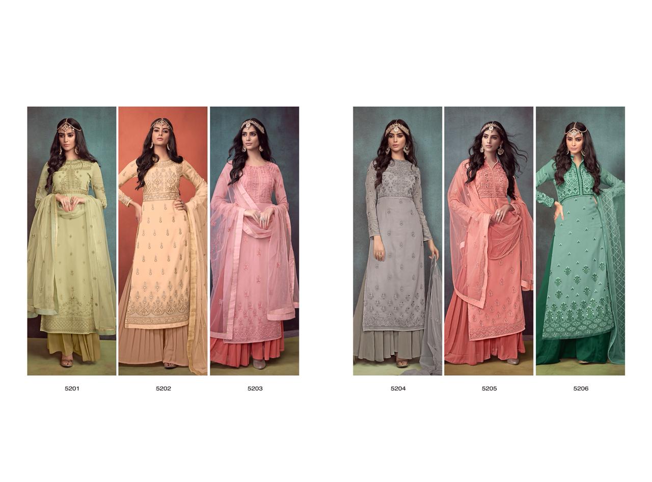 Sajawat creation presenting kHWAISH ethnic heavy festive collection of salwar kameez