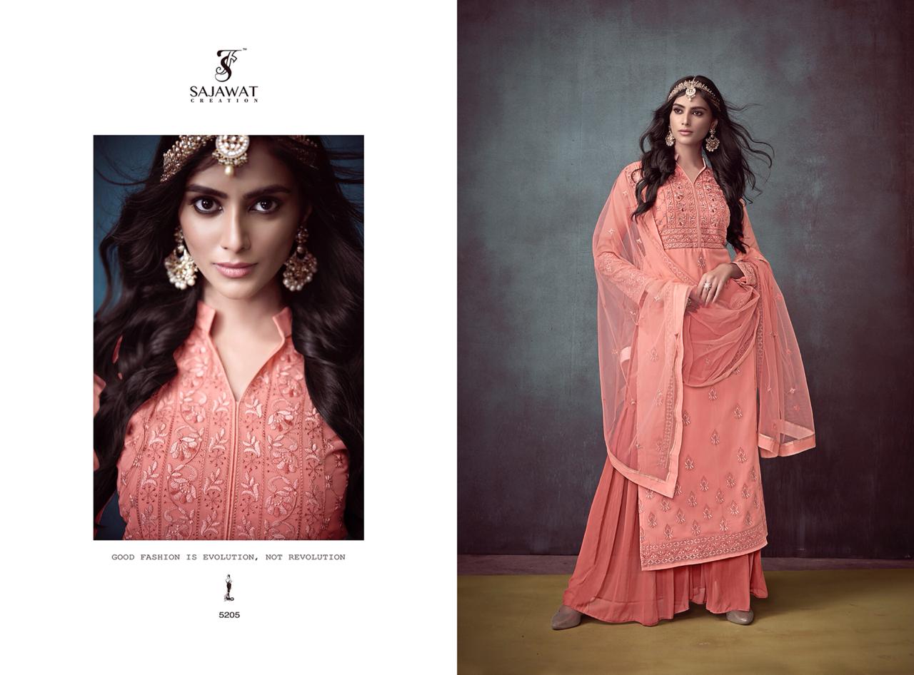 Sajawat creation presenting kHWAISH ethnic heavy festive collection of salwar kameez