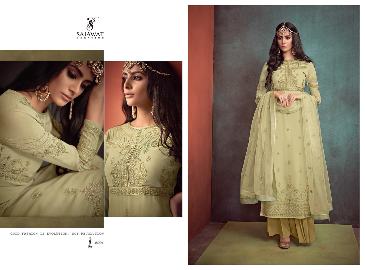 Sajawat creation presenting kHWAISH ethnic heavy festive collection of salwar kameez