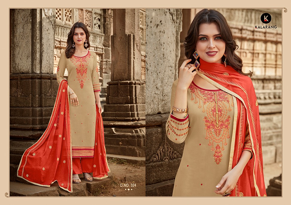 Kalarang creation traditional vol 2 simple casual salwar kameez collection