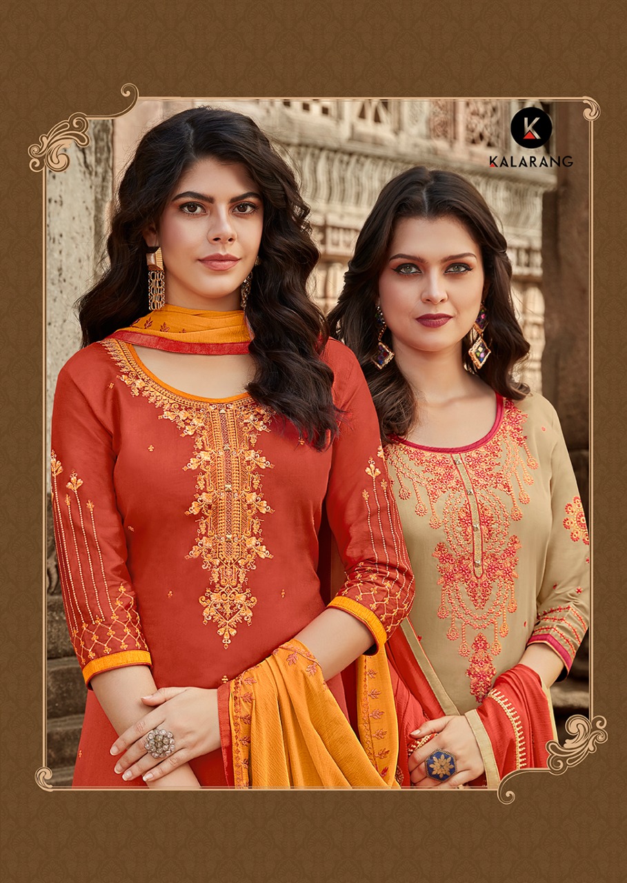 Kalarang creation traditional vol 2 simple casual salwar kameez collection