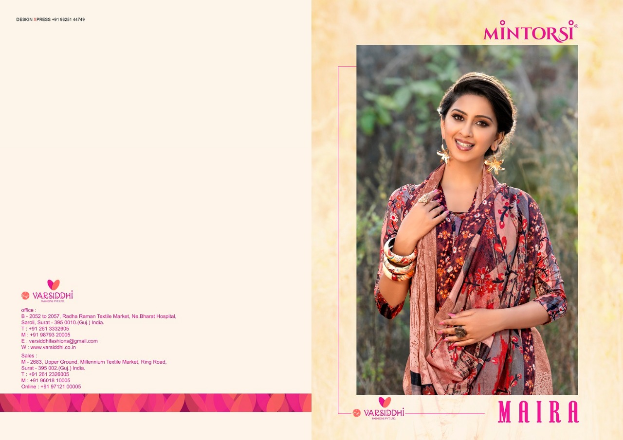 Varsiddhi presents mintorsi mAIRA Digital printed sarees collection