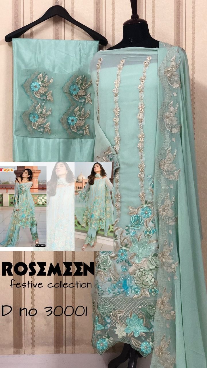 FEPIC rosemeen  30001 Salwar Kameez Georgette Singles