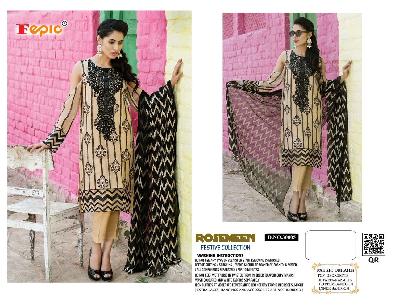 FEPIC Festive collection 30005 Salwar Kameez Georgette Singles