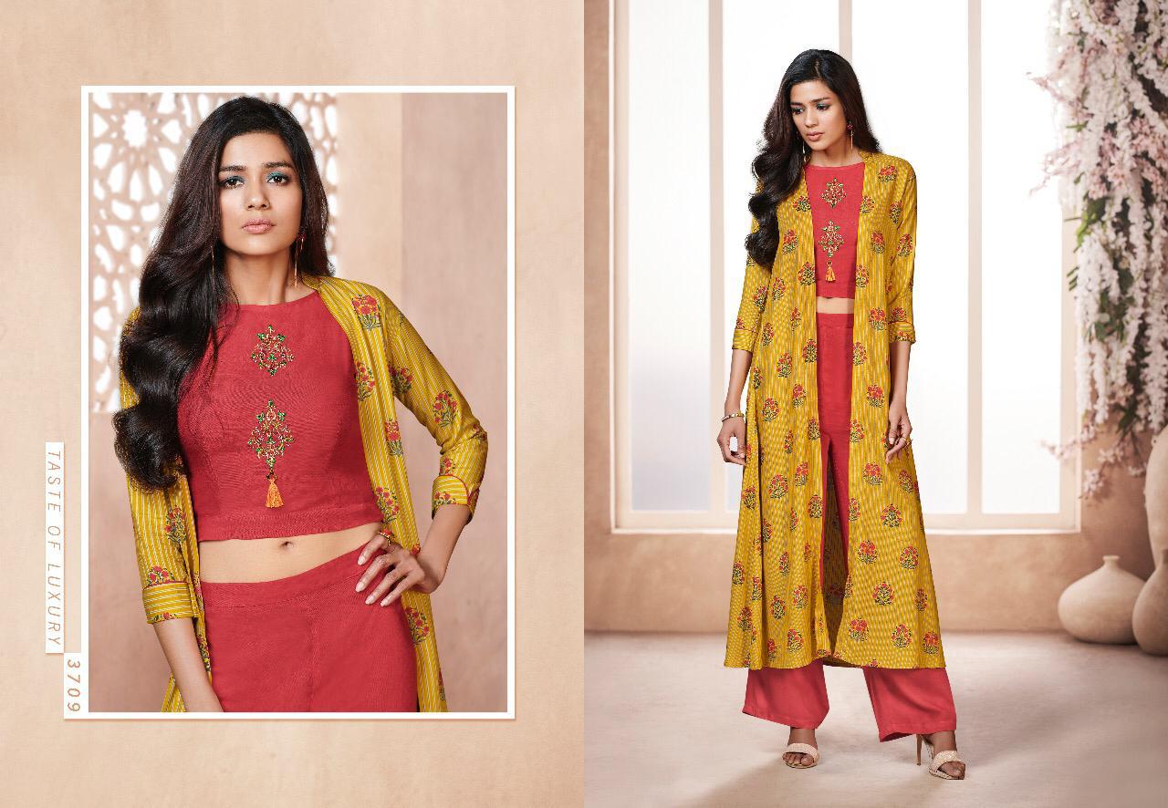 Lt Nitya Vol 37 nx fancy designer ready To Wear Kurties Collection At Wholesale Rate