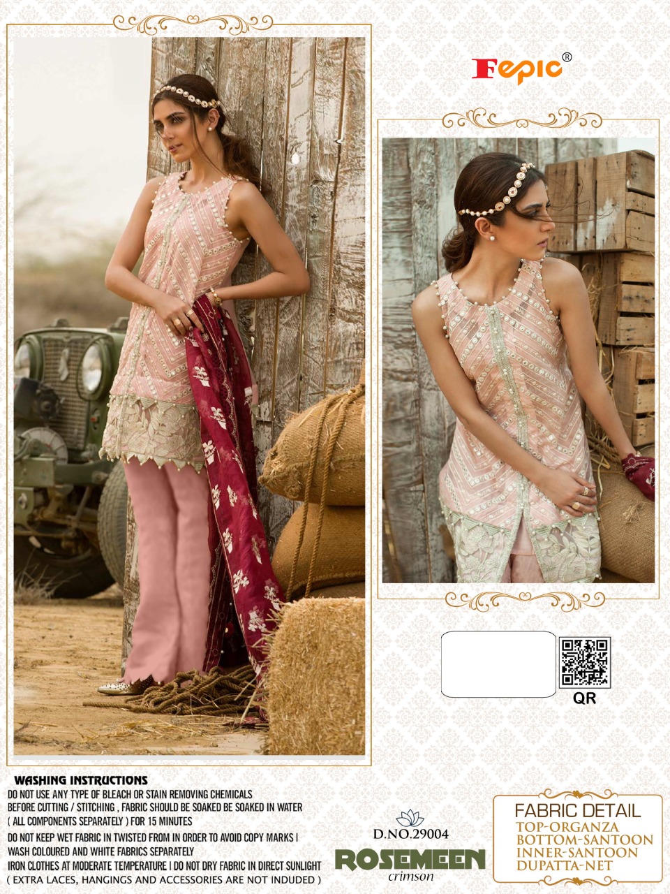 FEPIC Rosemeen 29004 Salwar Kameez Georgette Singles