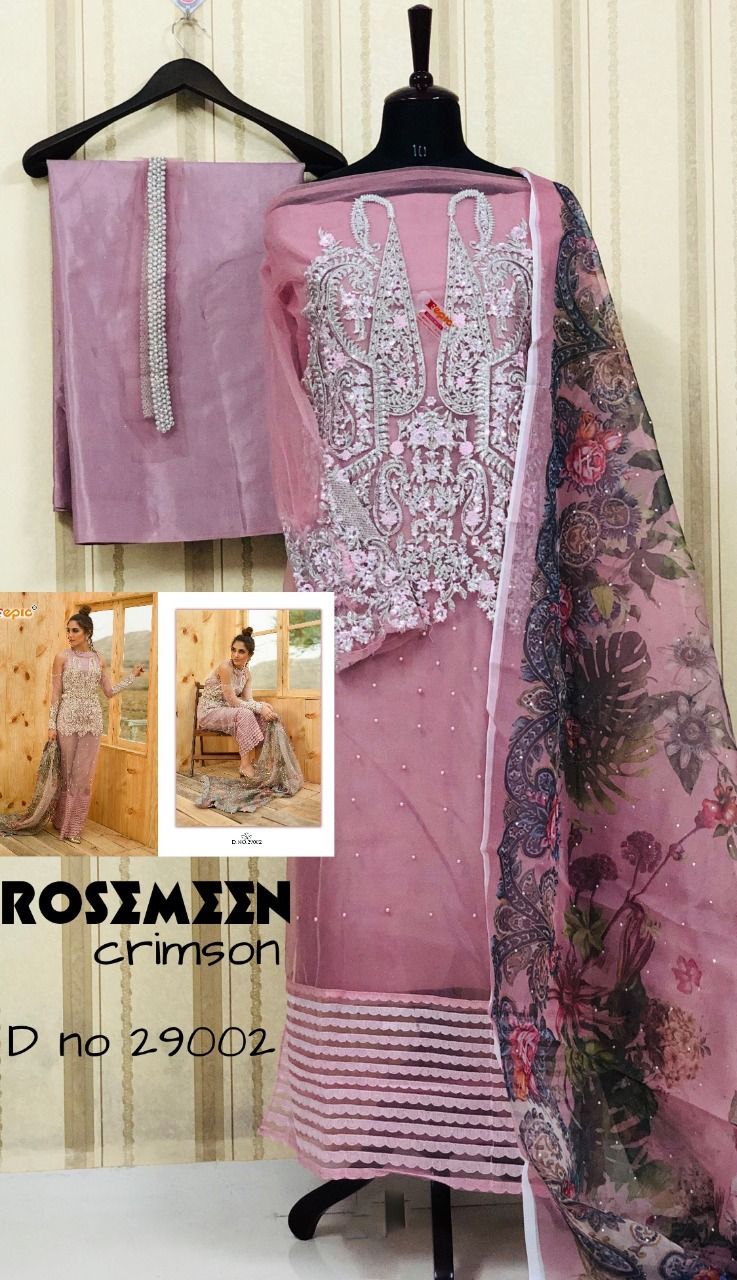 FEPIC Rosemeen crimson 29002 Salwar Kameez Georgette Singles