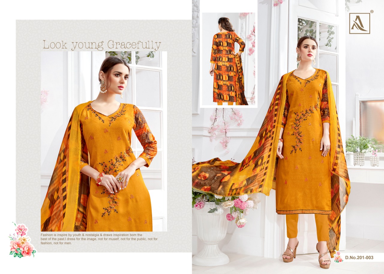 alok suits amber colorful fancy collection of salwaar suits