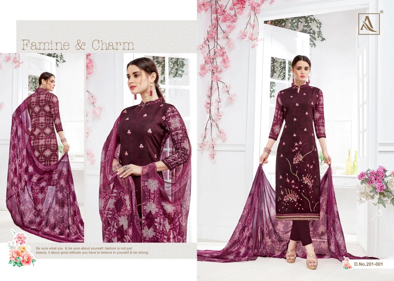 alok suits amber colorful fancy collection of salwaar suits