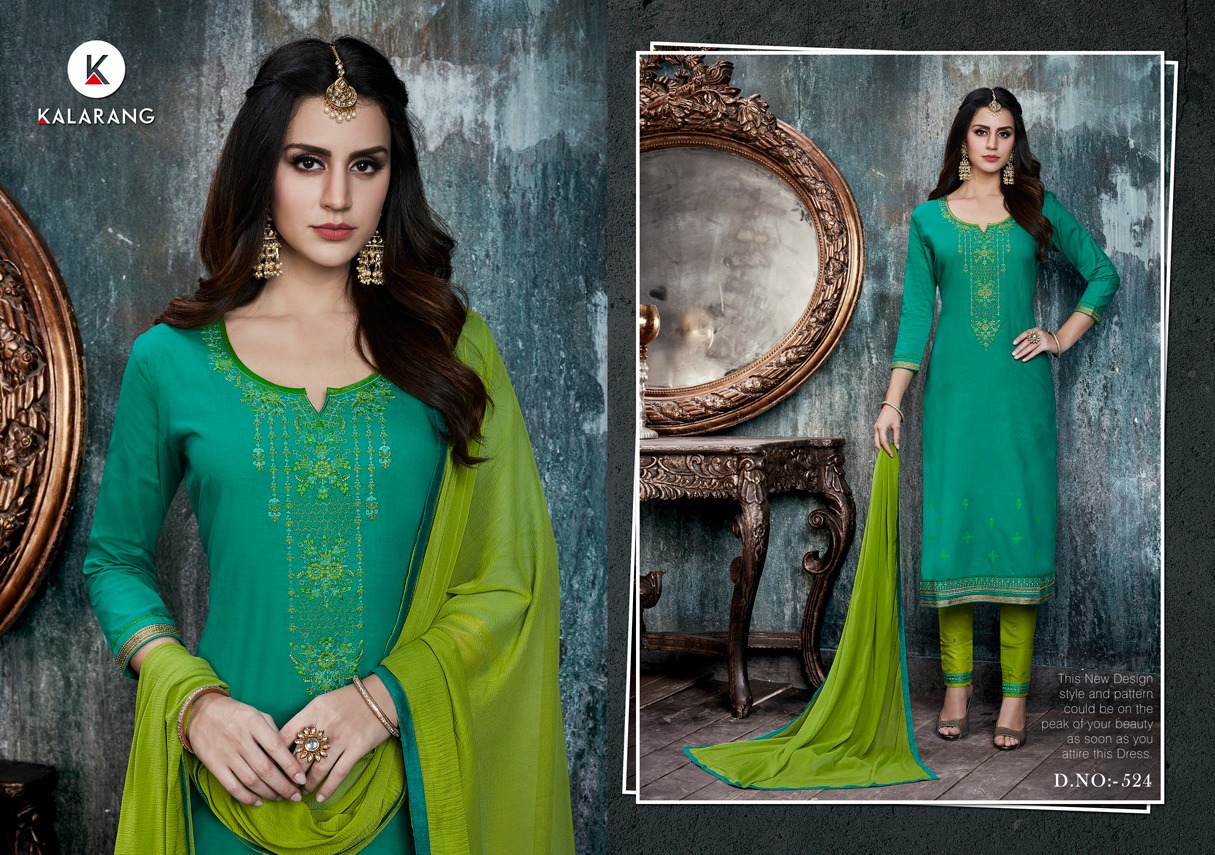 kalarang creation sunshine vol 3 casual wear fancy salwaar suits at reasonable rate