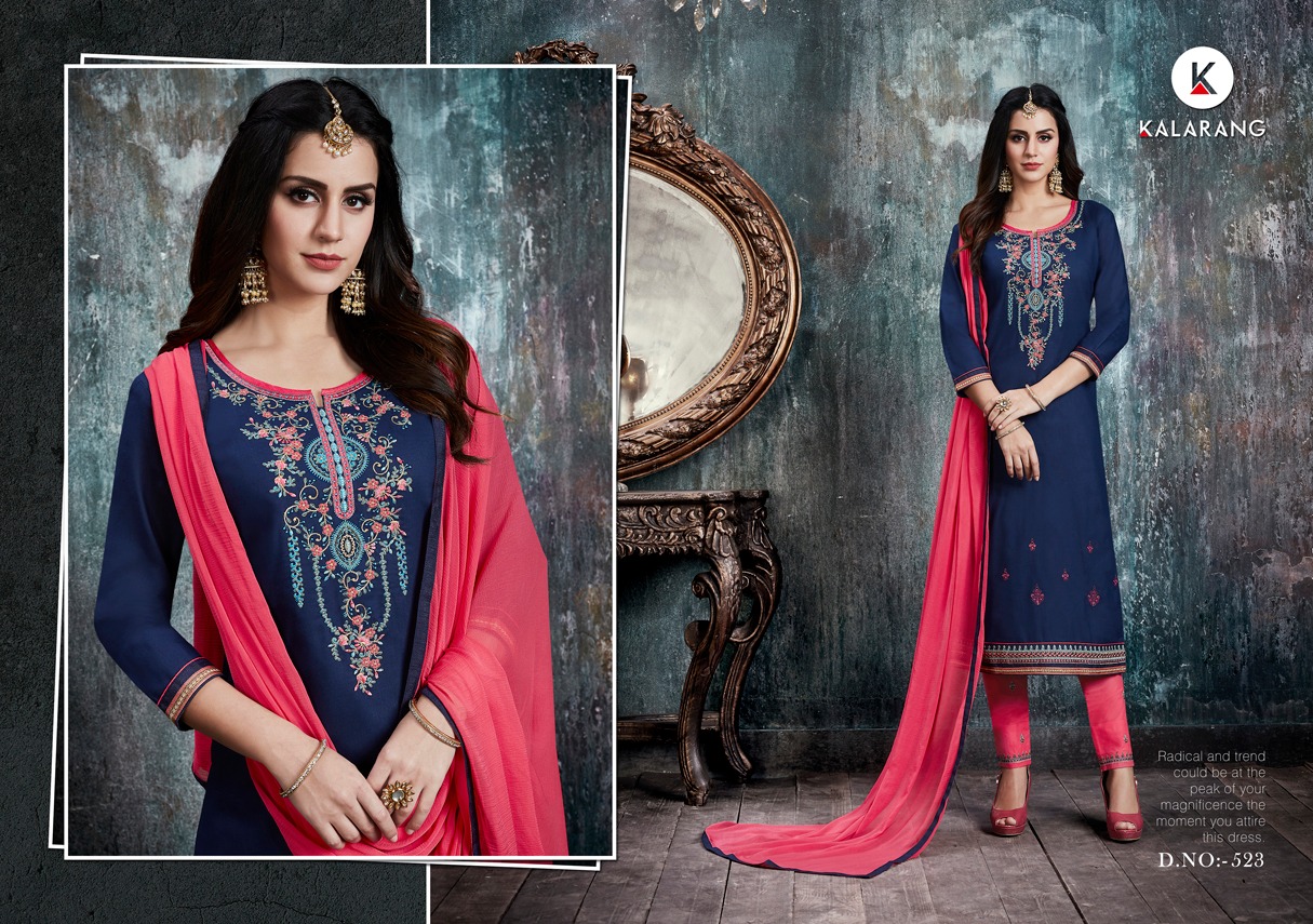 kalarang creation sunshine vol 3 casual wear fancy salwaar suits at reasonable rate