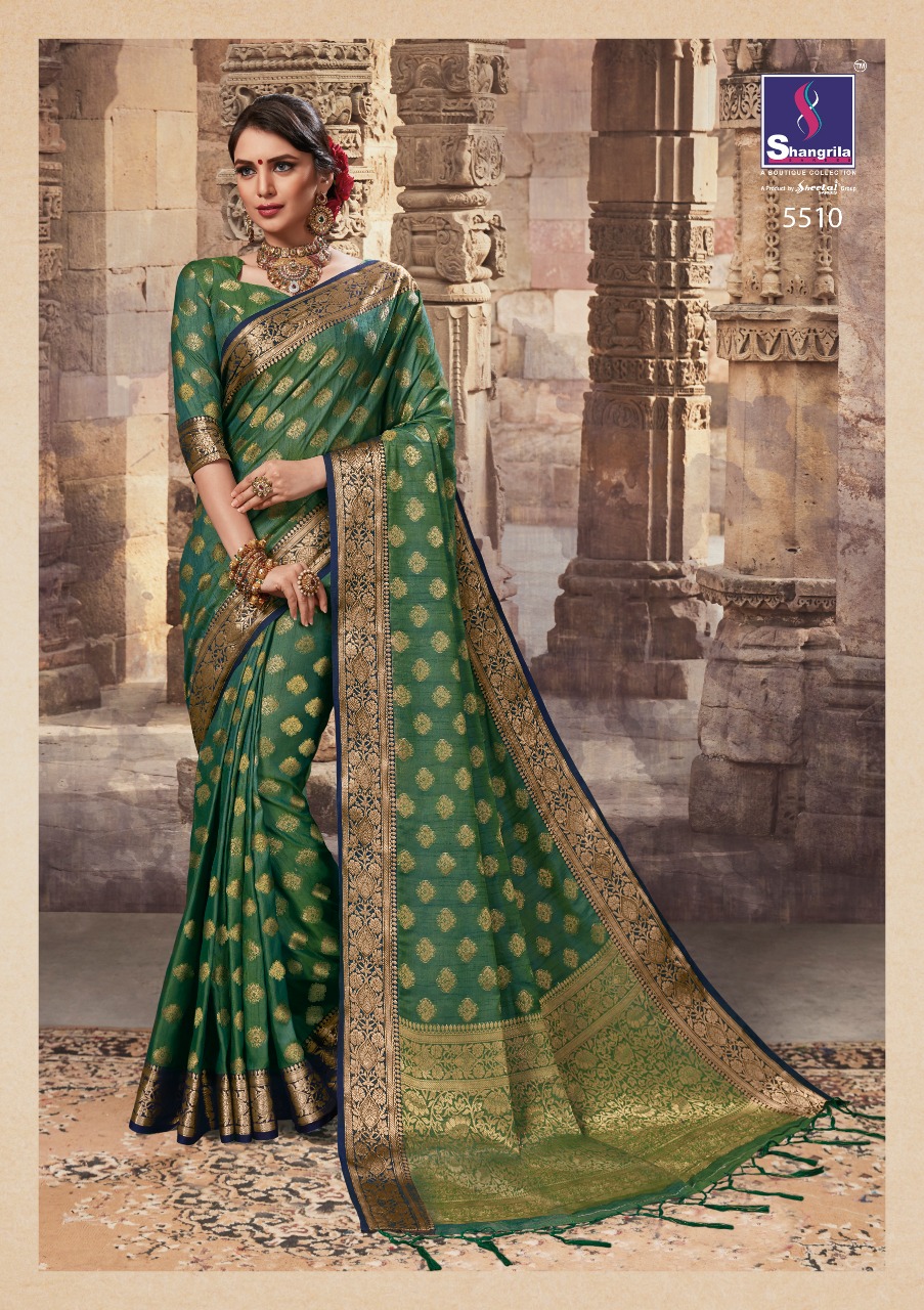 shangrila pehnava silk beautiful designer sarees collection