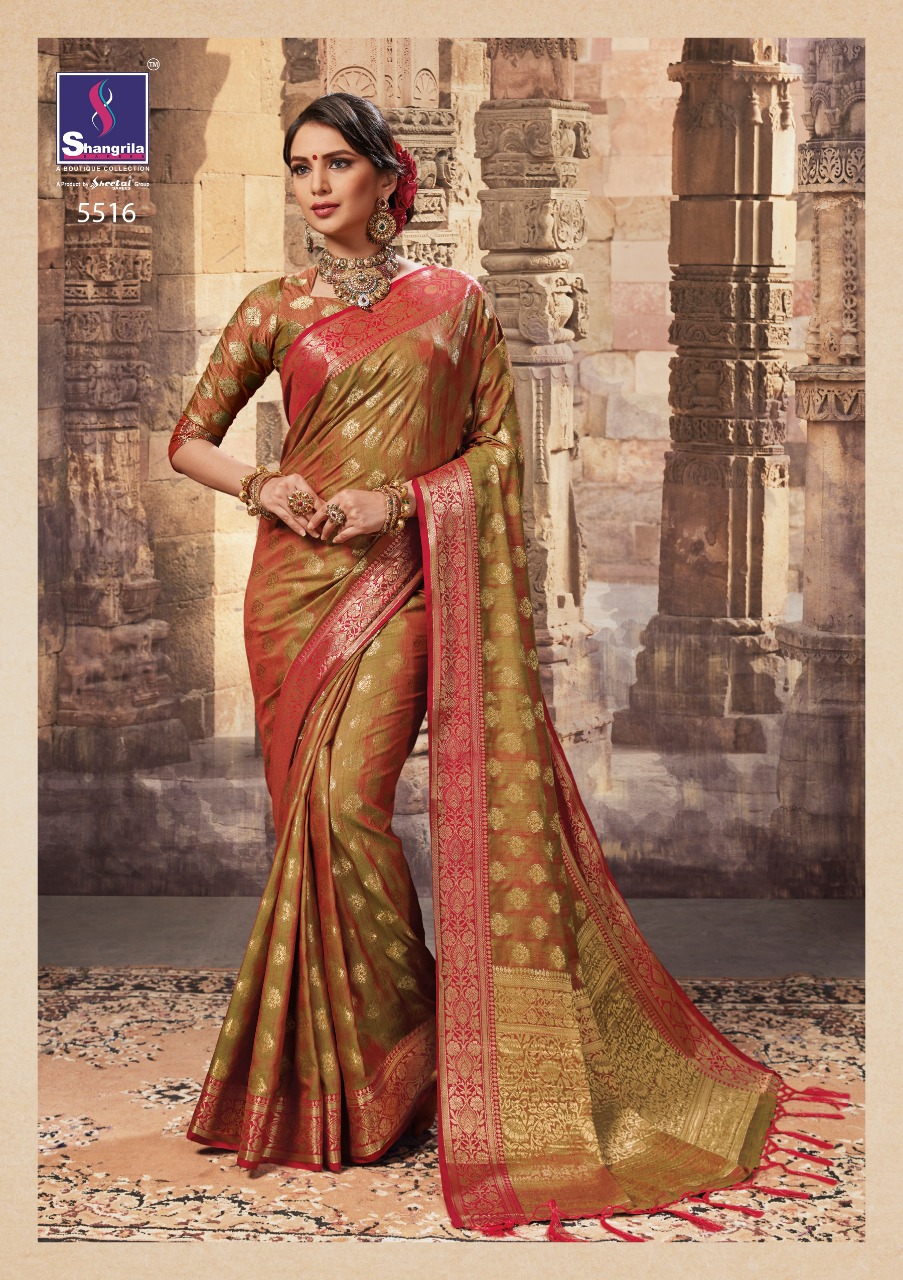 shangrila pehnava silk beautiful designer sarees collection