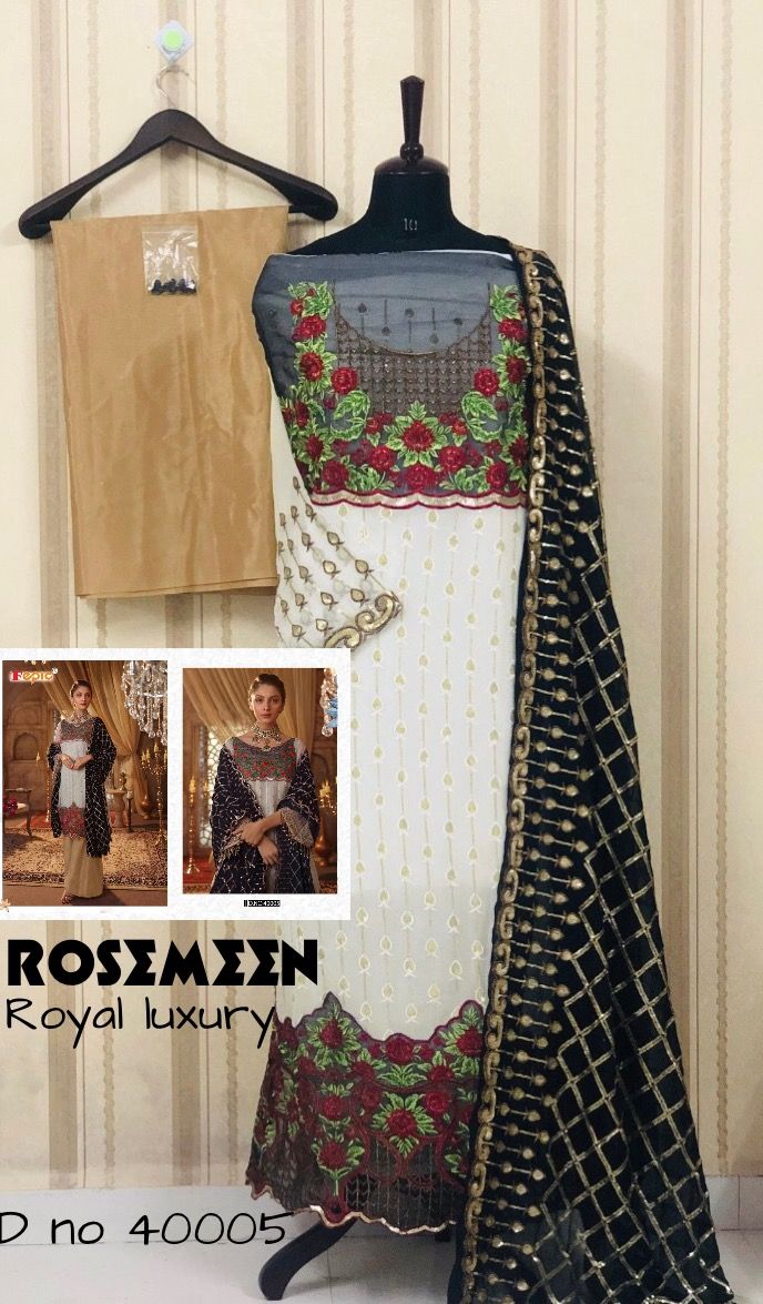 FEPIC Rosemeen royal luxury 40005 Salwar Kameez Georgette Singles