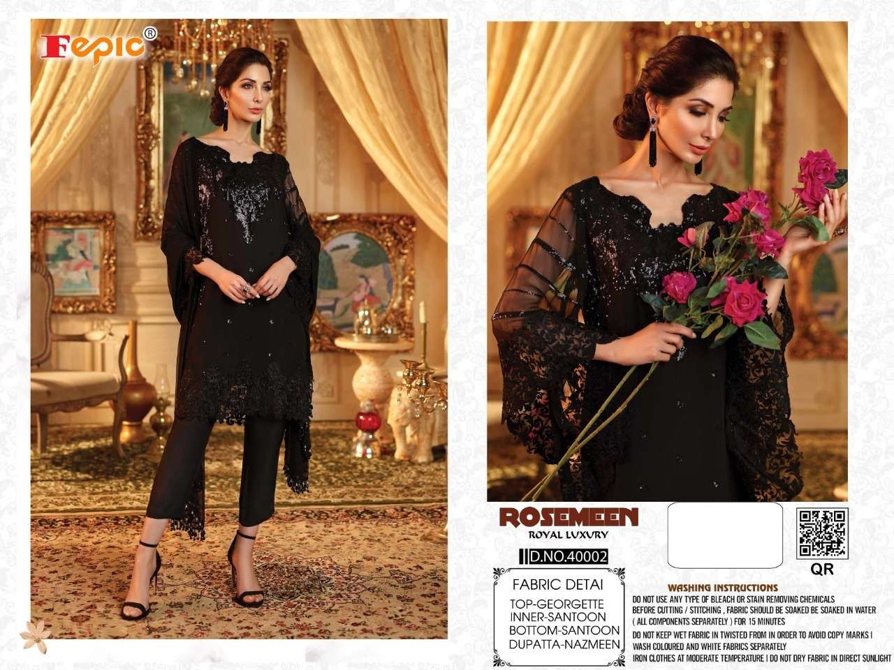 FEPIC Rosemeen  40002 Salwar Kameez Georgette Singles