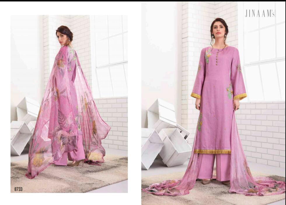 jinaam opera collection colorful fancy salwaar suit collection