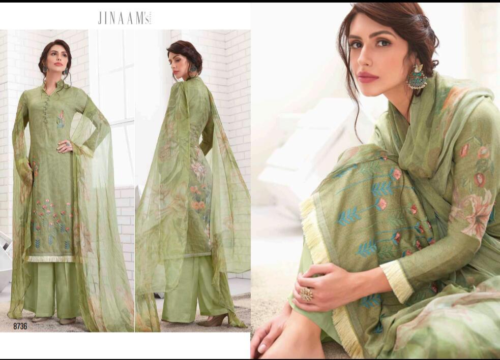 jinaam opera collection colorful fancy salwaar suit collection