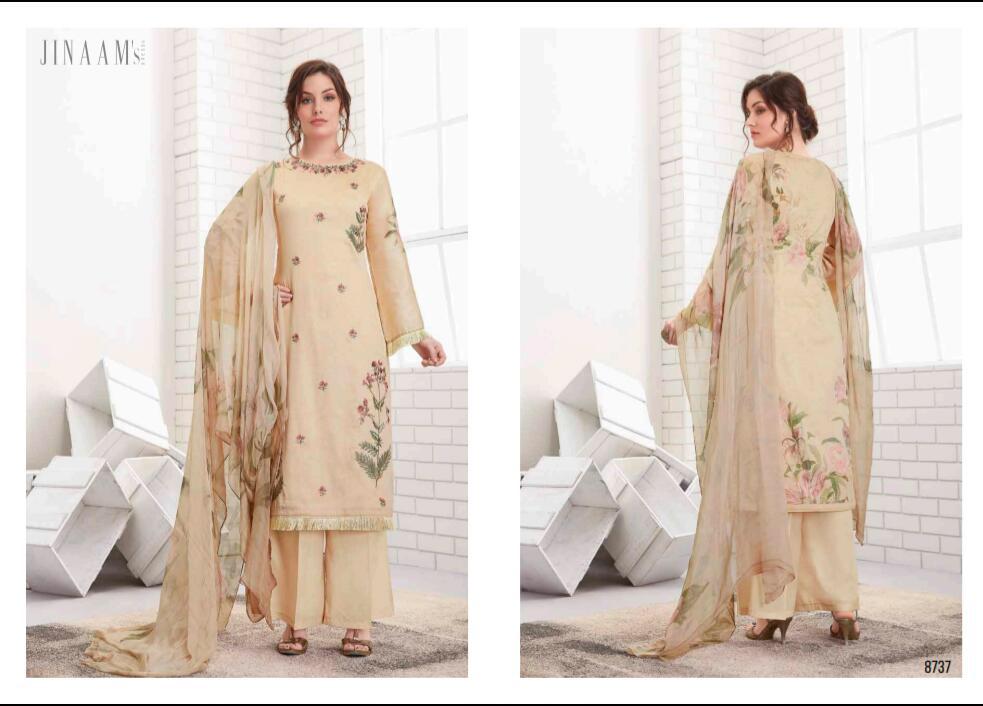 jinaam opera collection colorful fancy salwaar suit collection