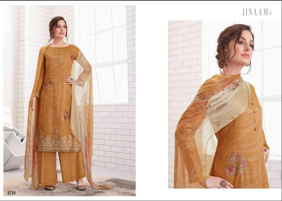 jinaam opera collection colorful fancy salwaar suit collection