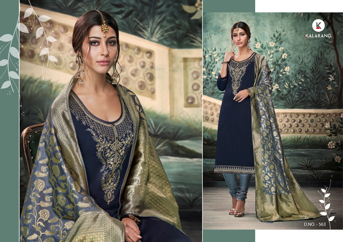 kalarang avishkar designer wear salwaar suits catalog at reasonable rate