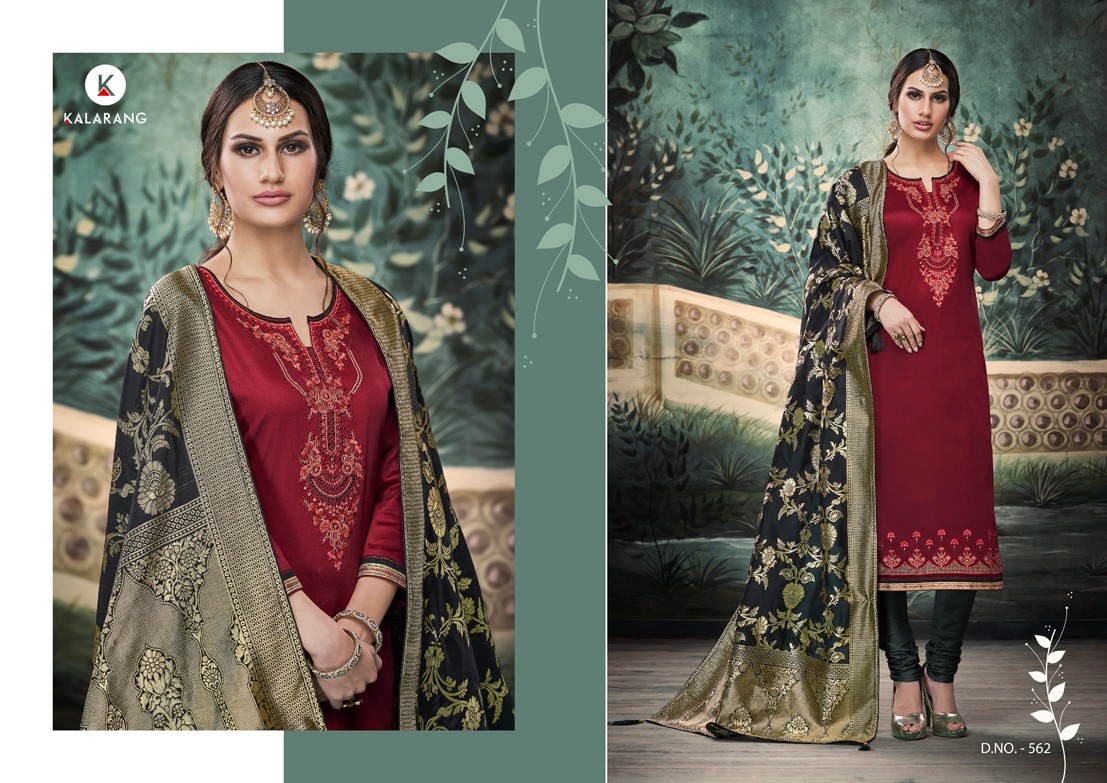 kalarang avishkar designer wear salwaar suits catalog at reasonable rate