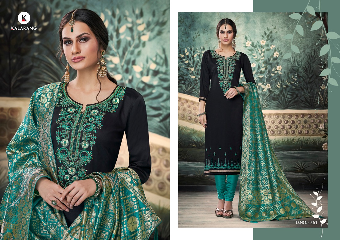 kalarang avishkar designer wear salwaar suits catalog at reasonable rate