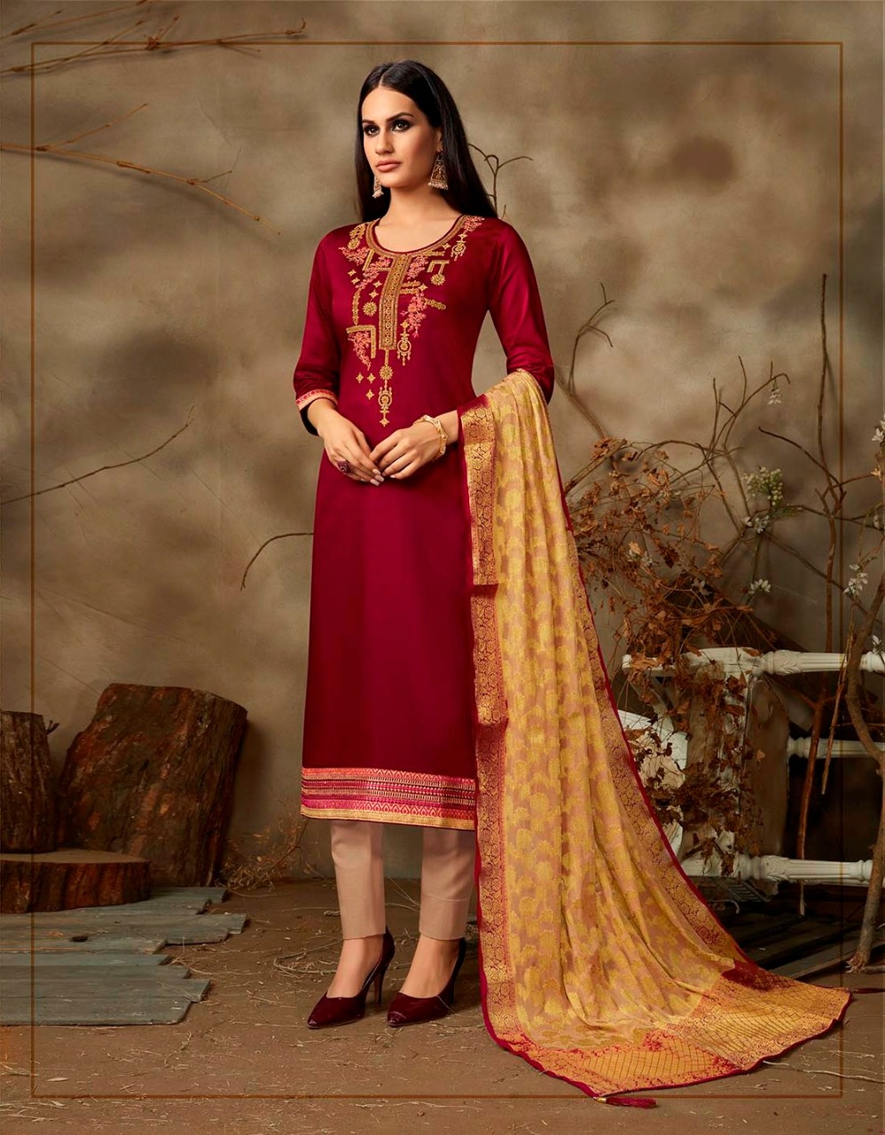 kessi fabrics parampara vol 4 beautiful fancy collection of salwaar suits