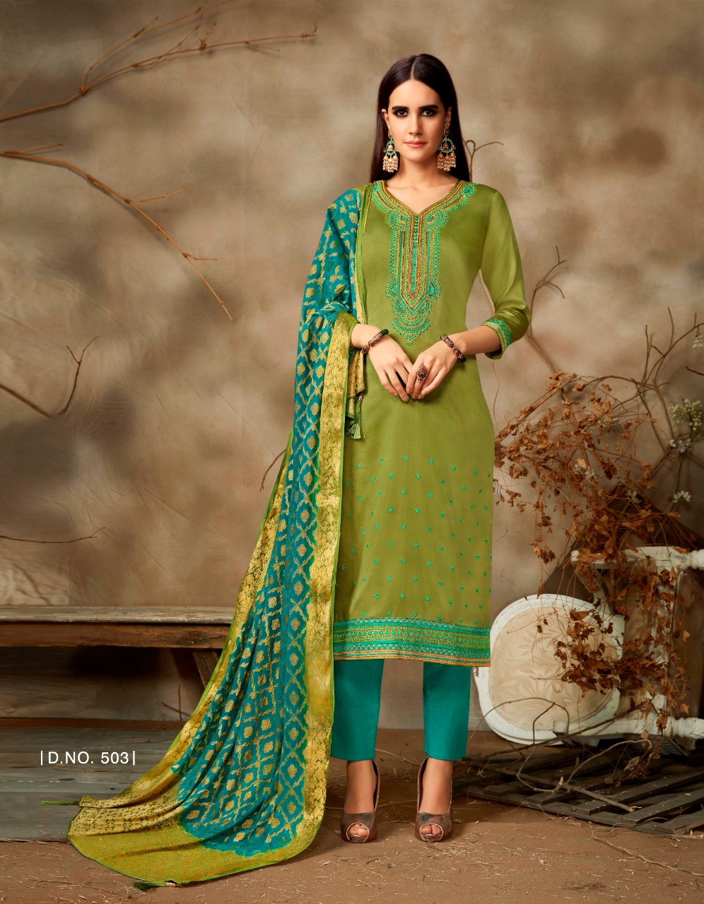 kessi fabrics parampara vol 4 beautiful fancy collection of salwaar suits