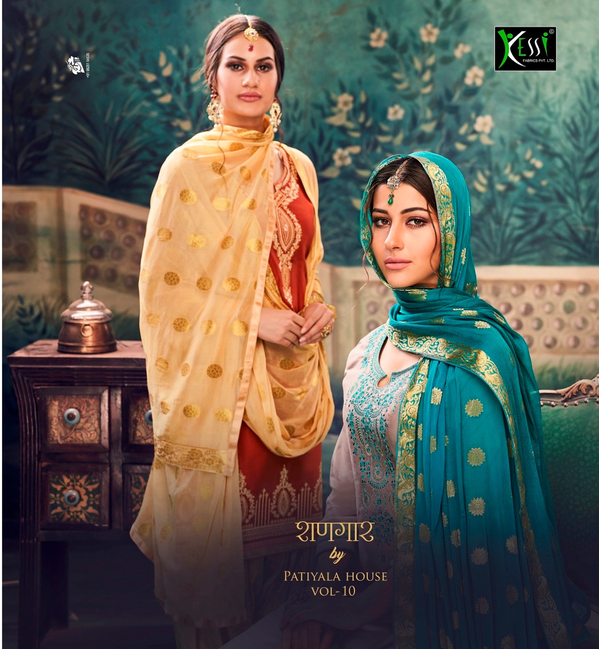 kessi fabrics shangar by patiala vol 10 colorful designer salwaar suits collection