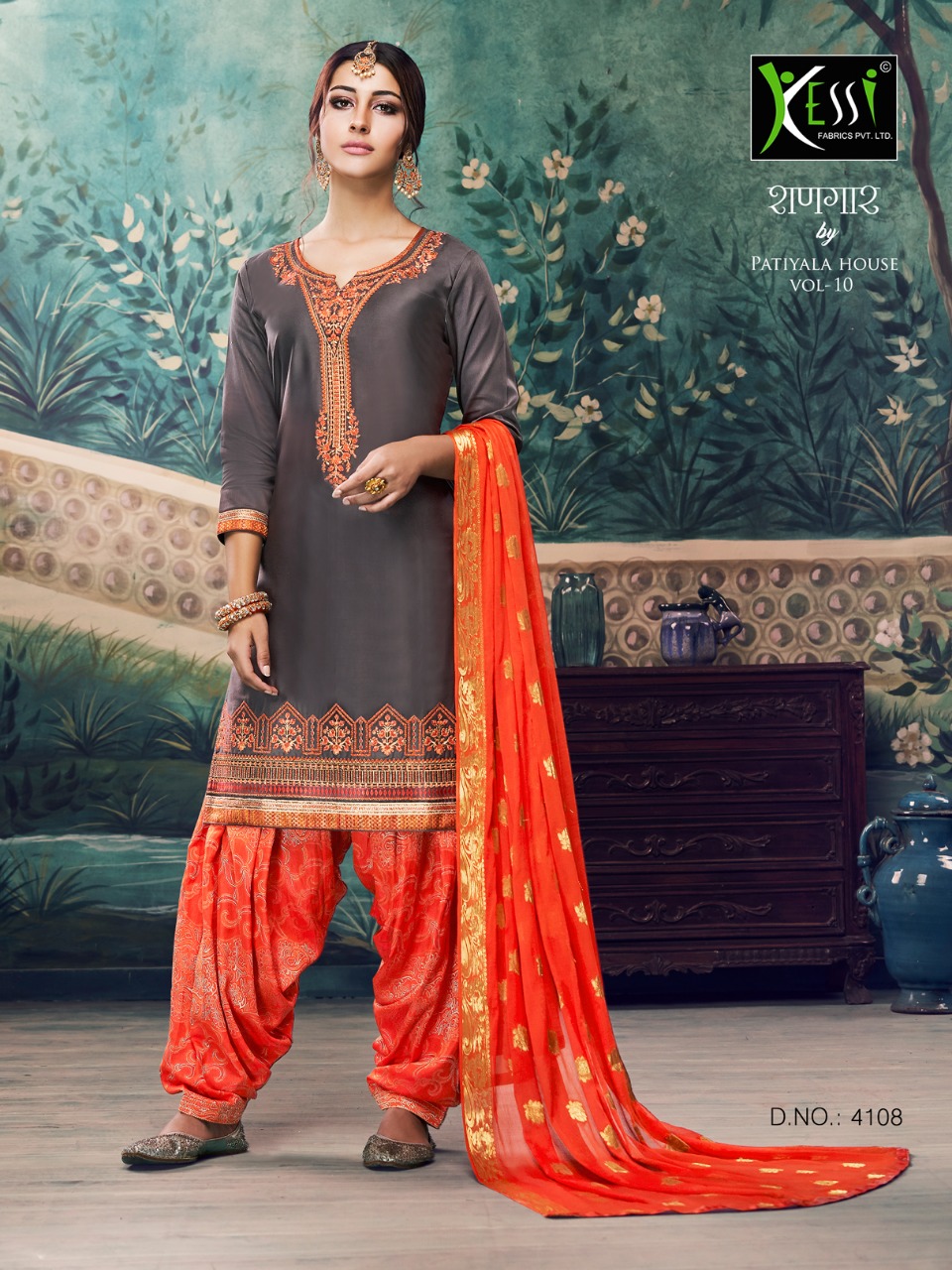 kessi fabrics shangar by patiala vol 10 colorful designer salwaar suits collection