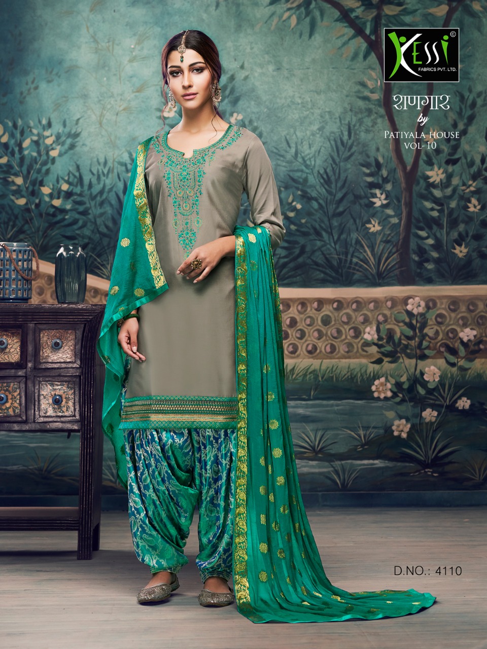 kessi fabrics shangar by patiala vol 10 colorful designer salwaar suits collection