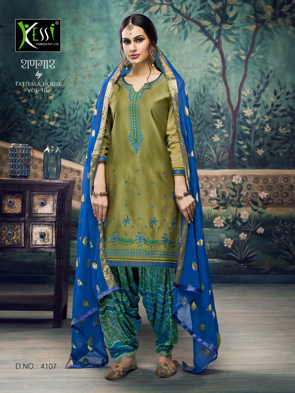 kessi fabrics shangar by patiala vol 10 colorful designer salwaar suits collection