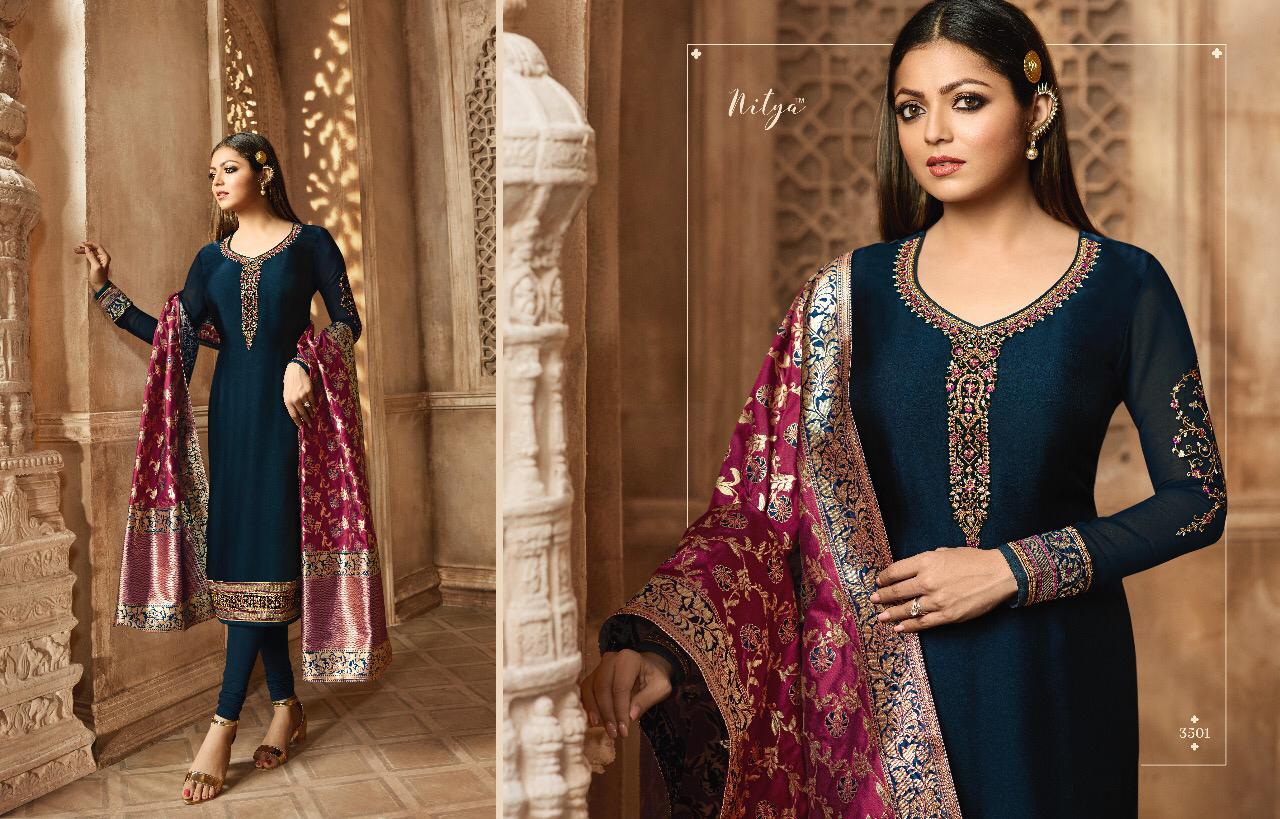 lT fabrics nitya vol 135 colorful fancy collection of salwaar kameez