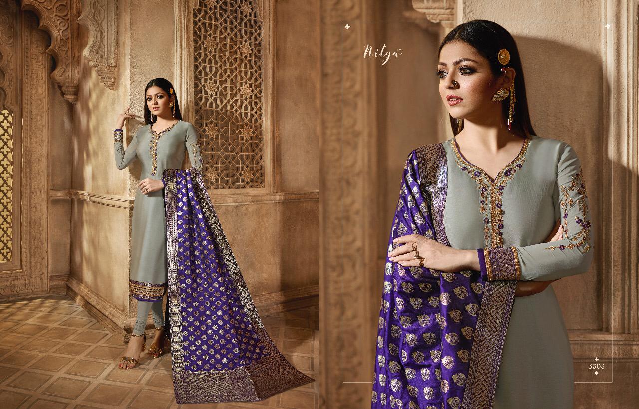 lT fabrics nitya vol 135 colorful fancy collection of salwaar kameez