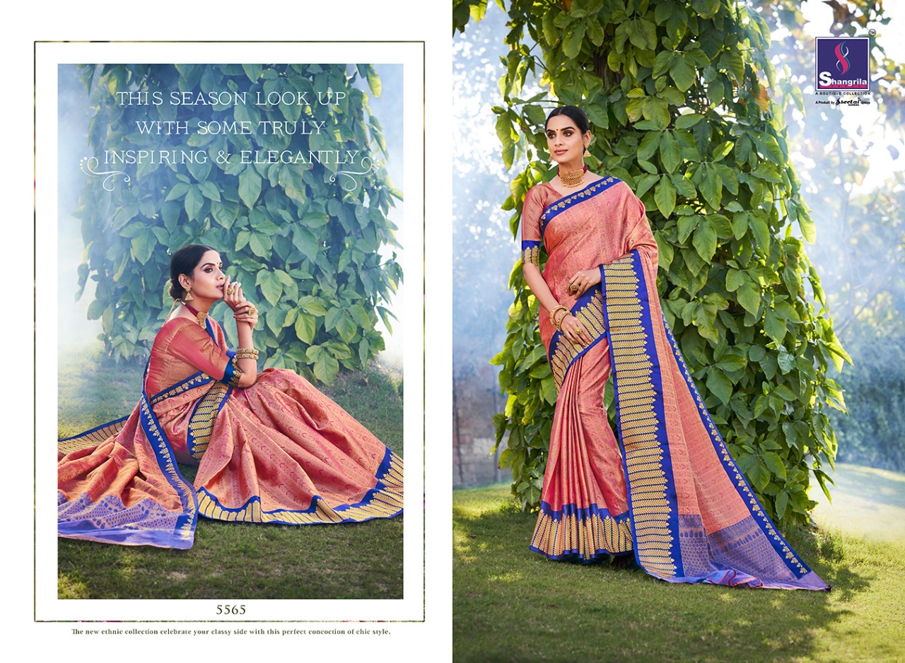 shangrila vibhavari colorful fancy collection of sarees