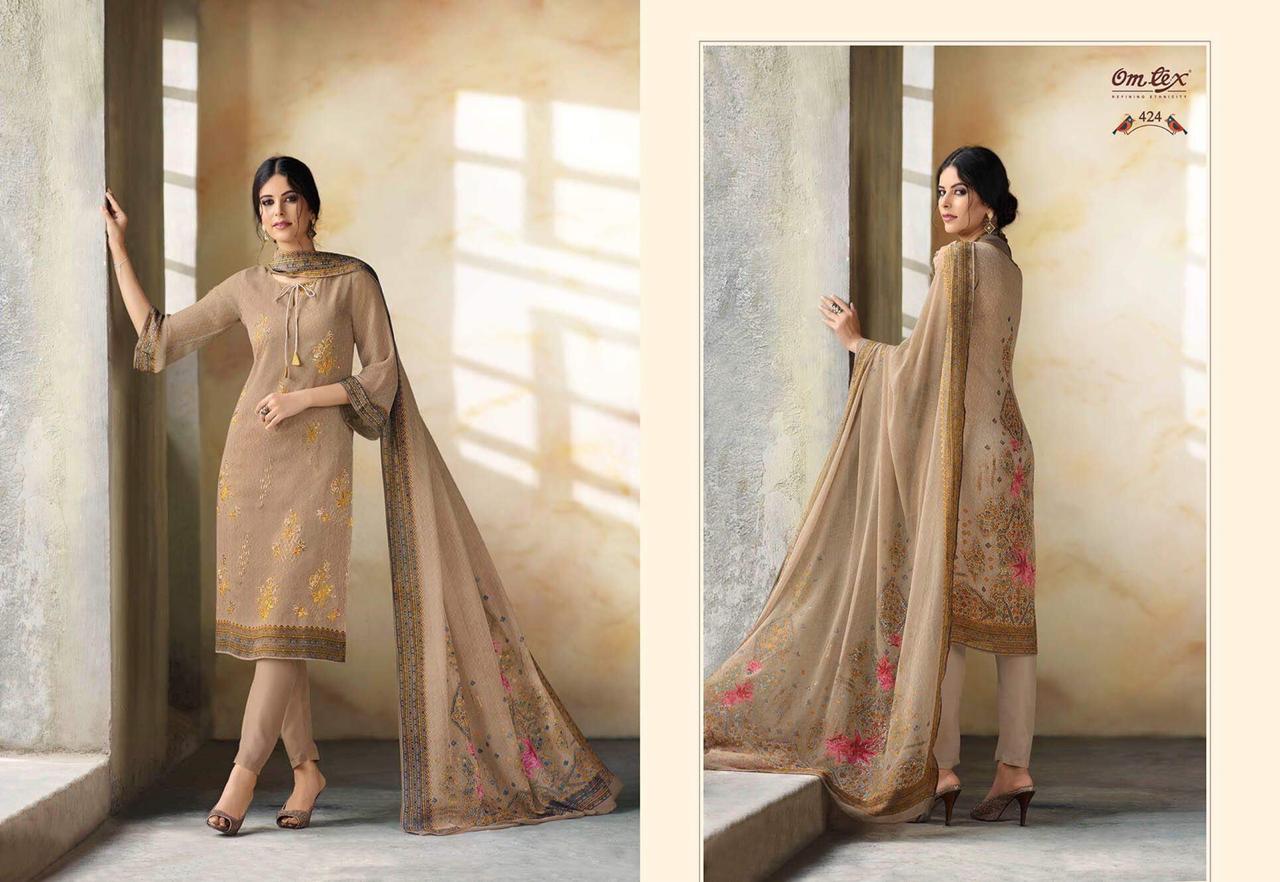 Omtex vasanta digital printed georgette salwar kameez collection dealer