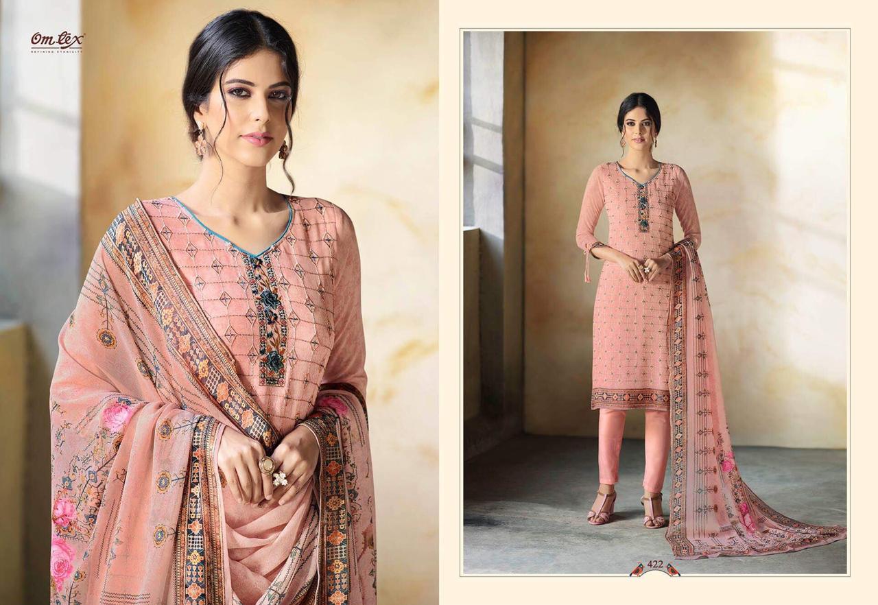 Omtex vasanta digital printed georgette salwar kameez collection dealer