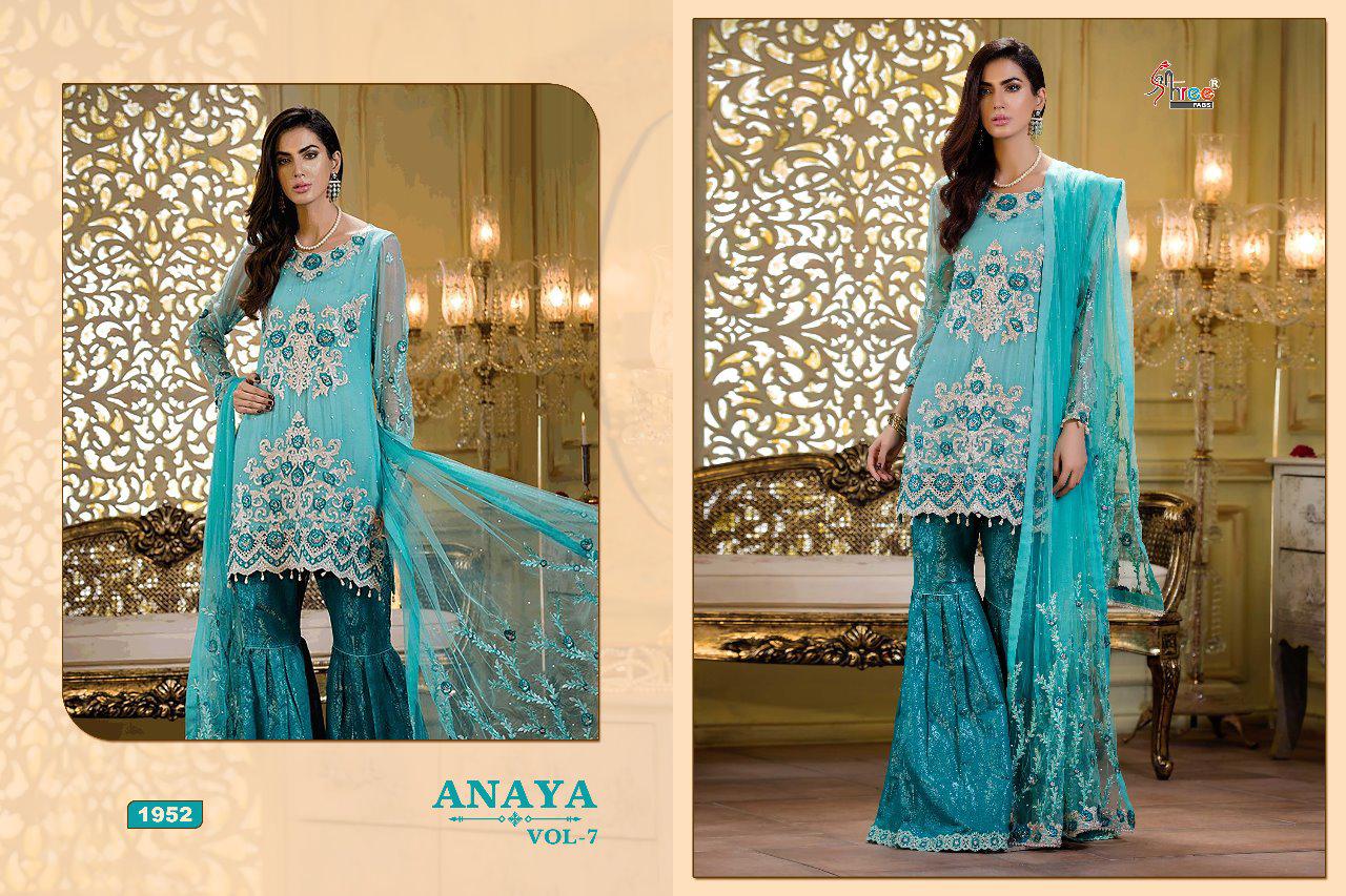 Shree fabs anaya vol 7 georgette salwar kameez collection