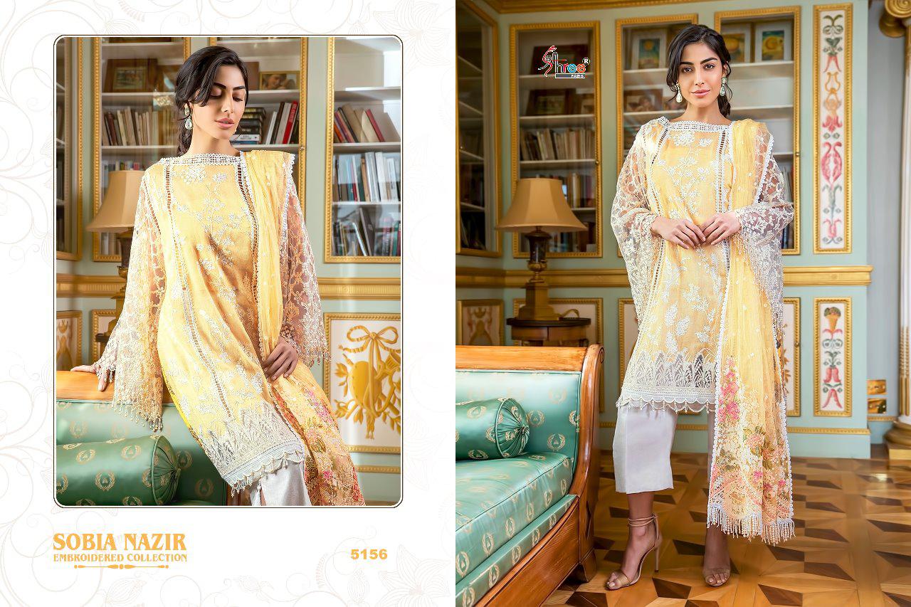 Shree fabs sobia nazir embroidered Karachi work collection