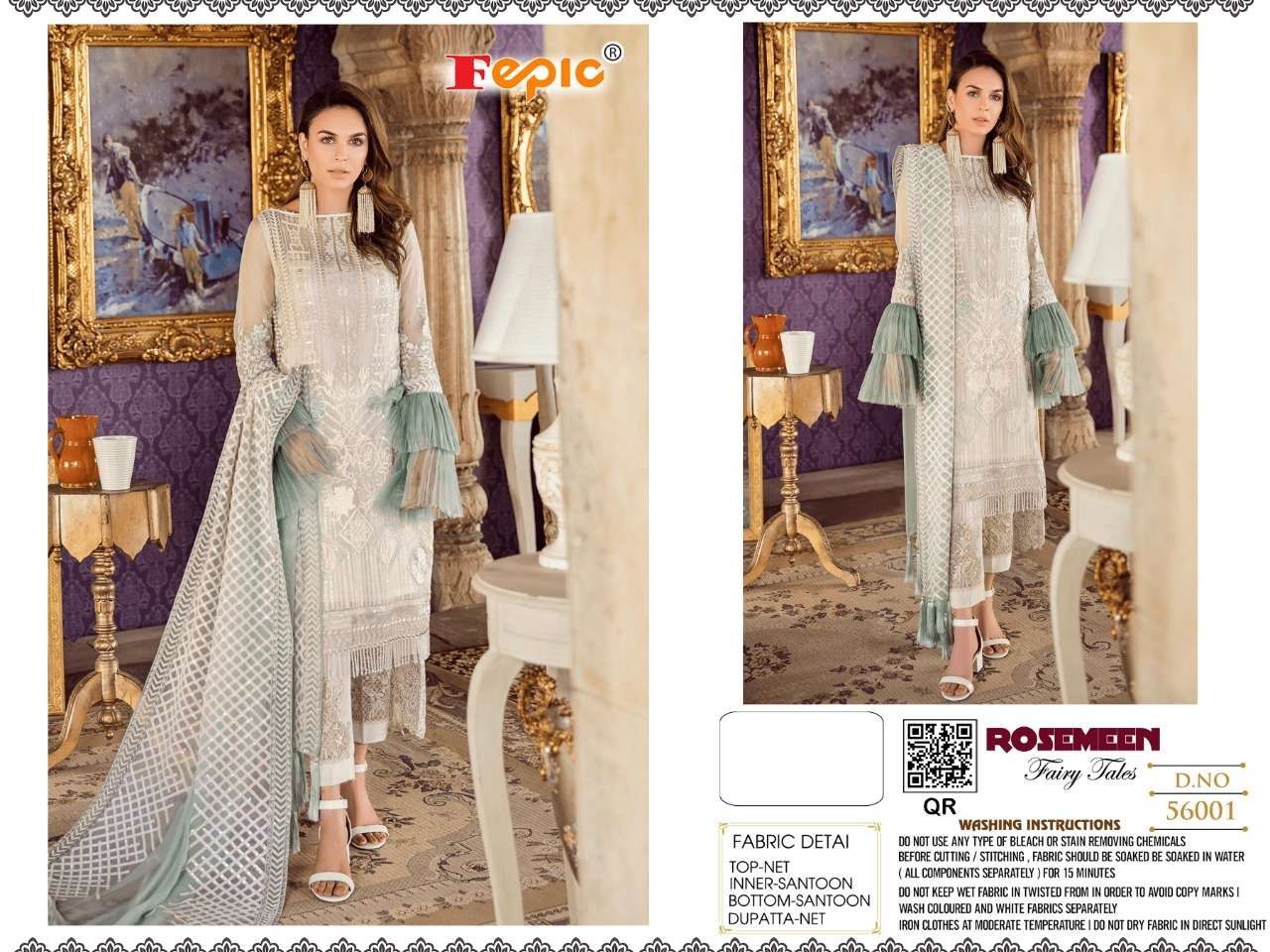 FEPIC rosemeen  56001 Salwar Kameez Georgette Singles