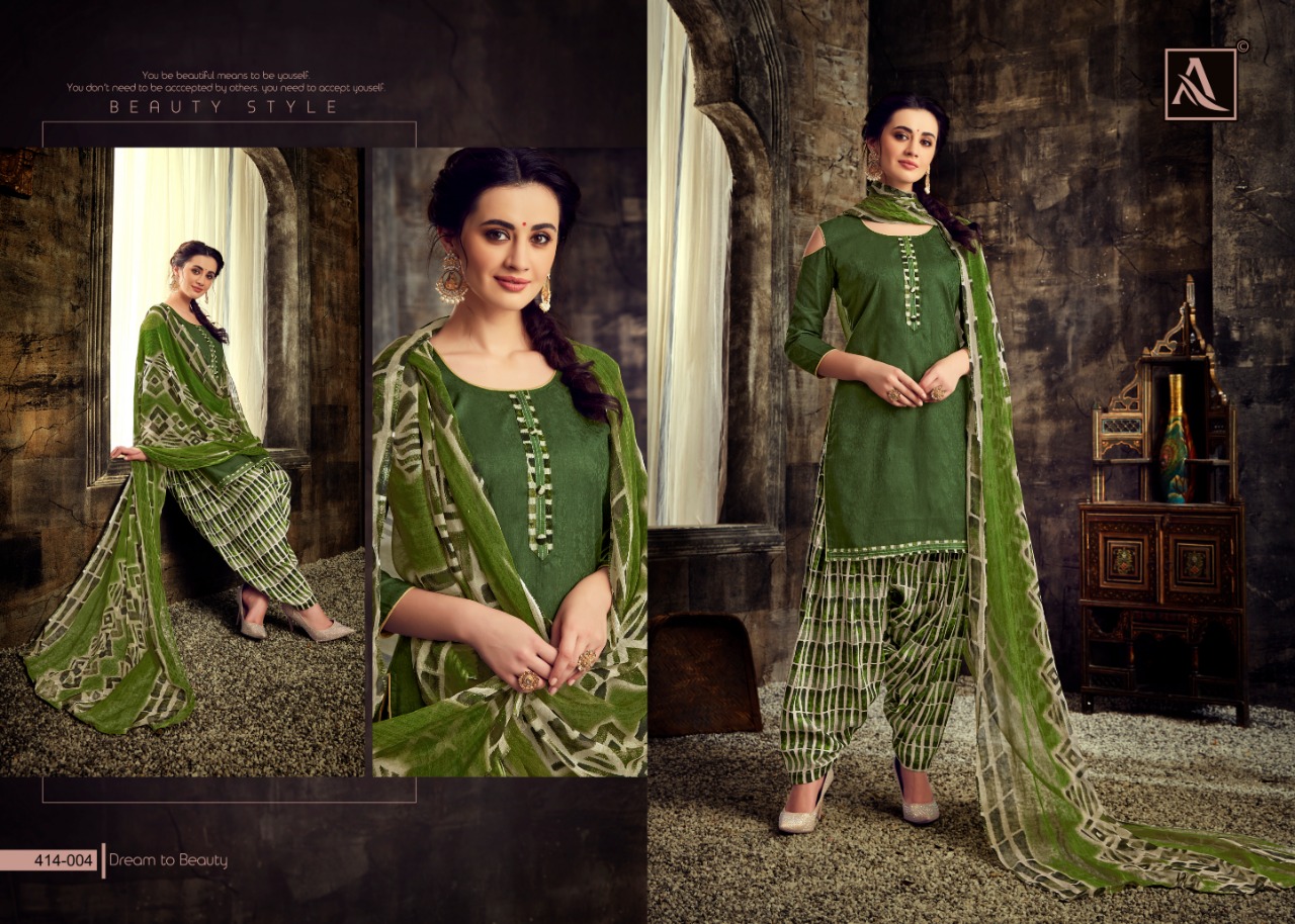 Alok suit Noor e Patiyala beautiful collection of Punjabi Salwar suit