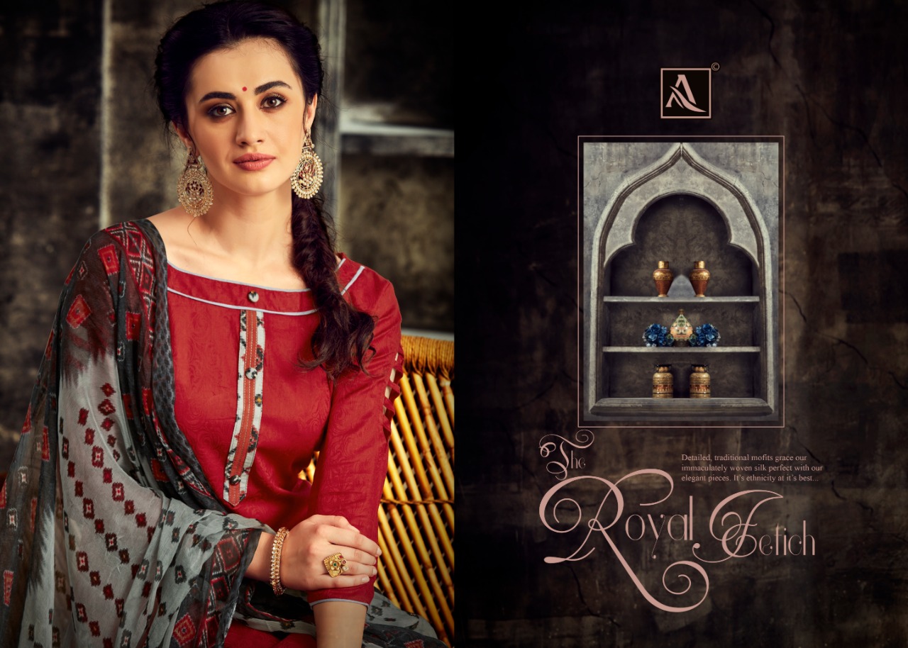 Alok suit Noor e Patiyala beautiful collection of Punjabi Salwar suit