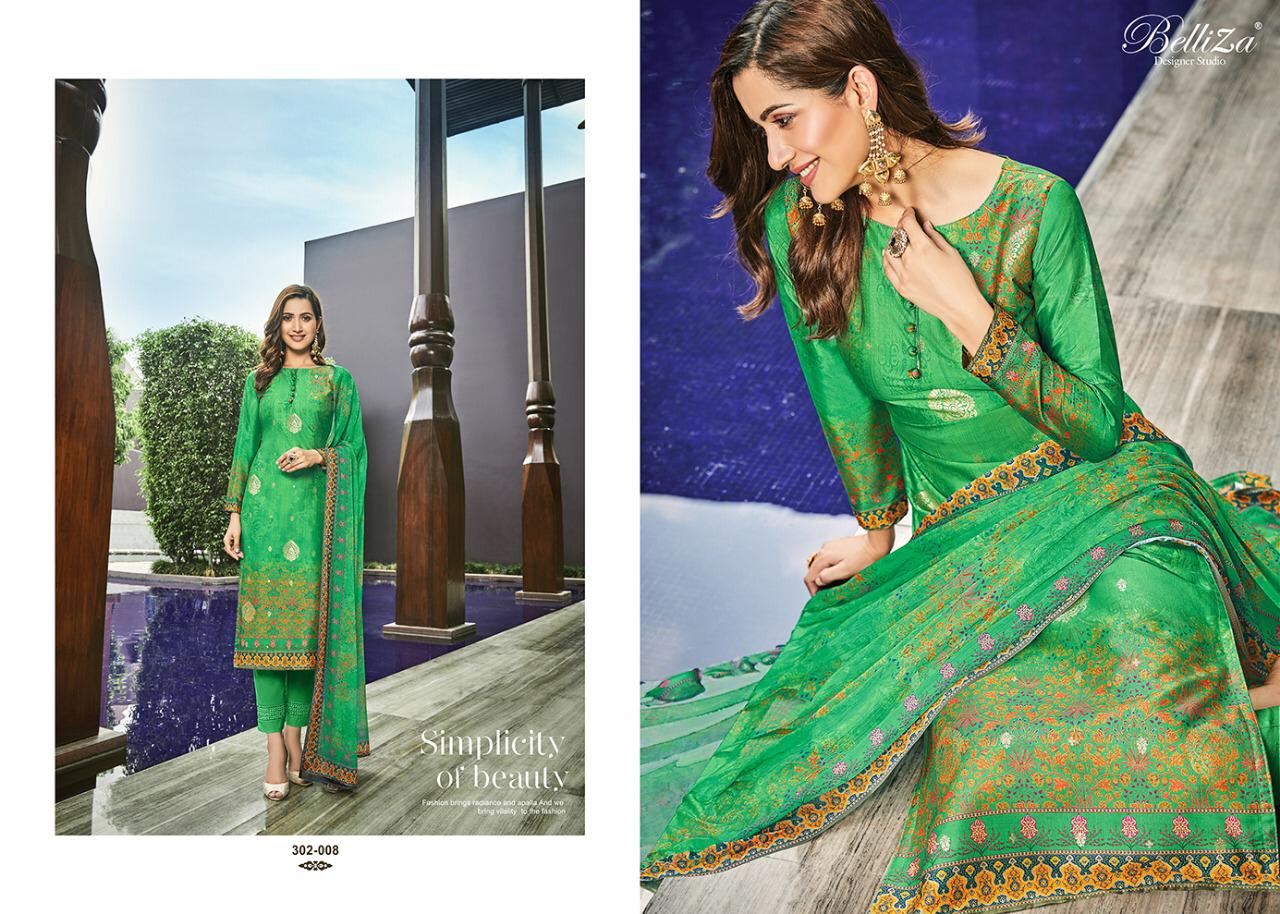 Belliza designer studio parina silk salwar kameez collection wholsaler