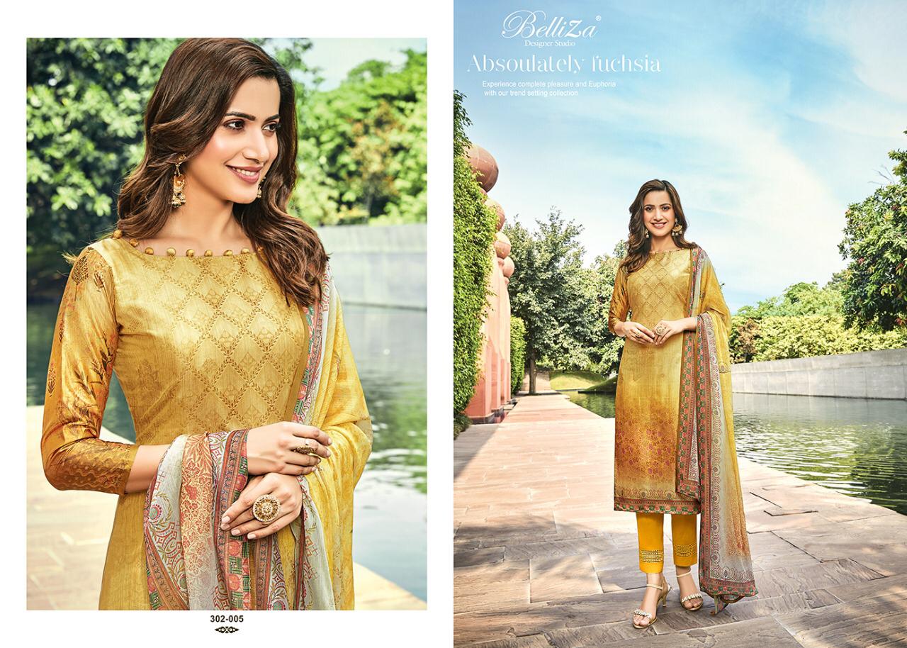 Belliza designer studio parina silk salwar kameez collection wholsaler