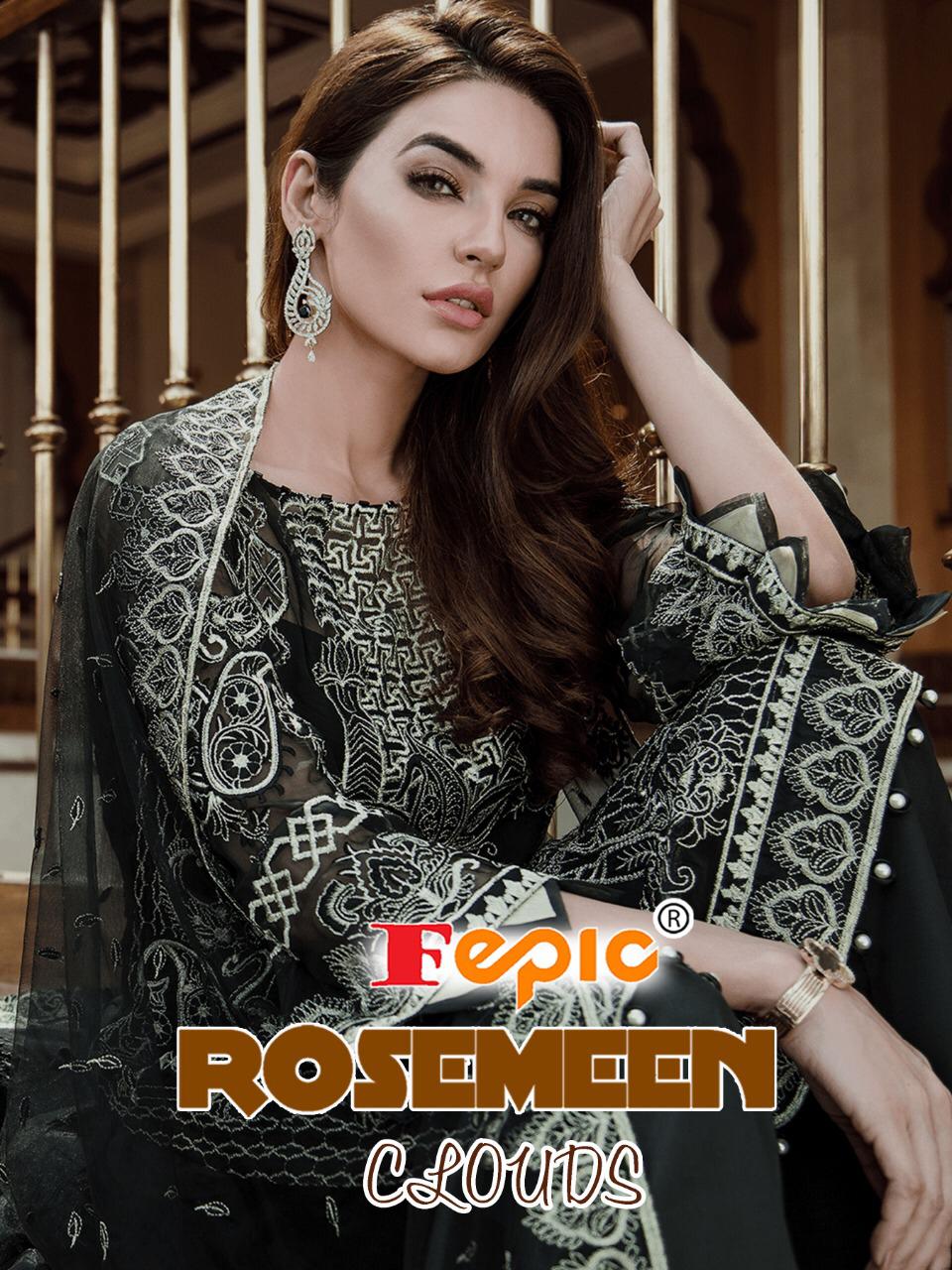 FEPIC Rosemeen Clouds 61003 Salwar Kameez Georgette Net Singles