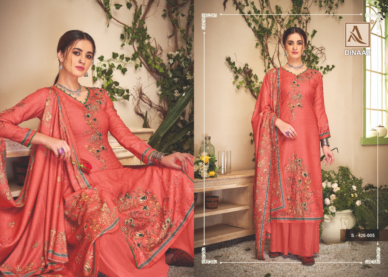 Alok suit dinaaz  elegant look Salwar suits in wholesale prices