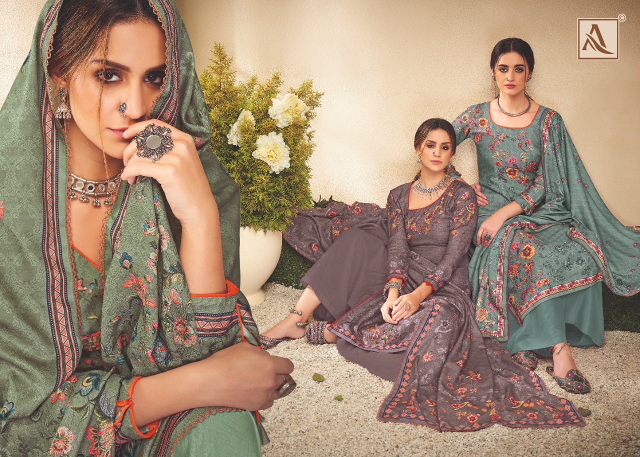 Alok suit dinaaz  elegant look Salwar suits in wholesale prices