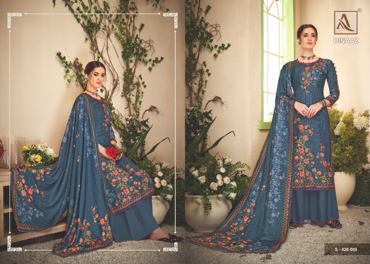 Alok suit dinaaz  elegant look Salwar suits in wholesale prices