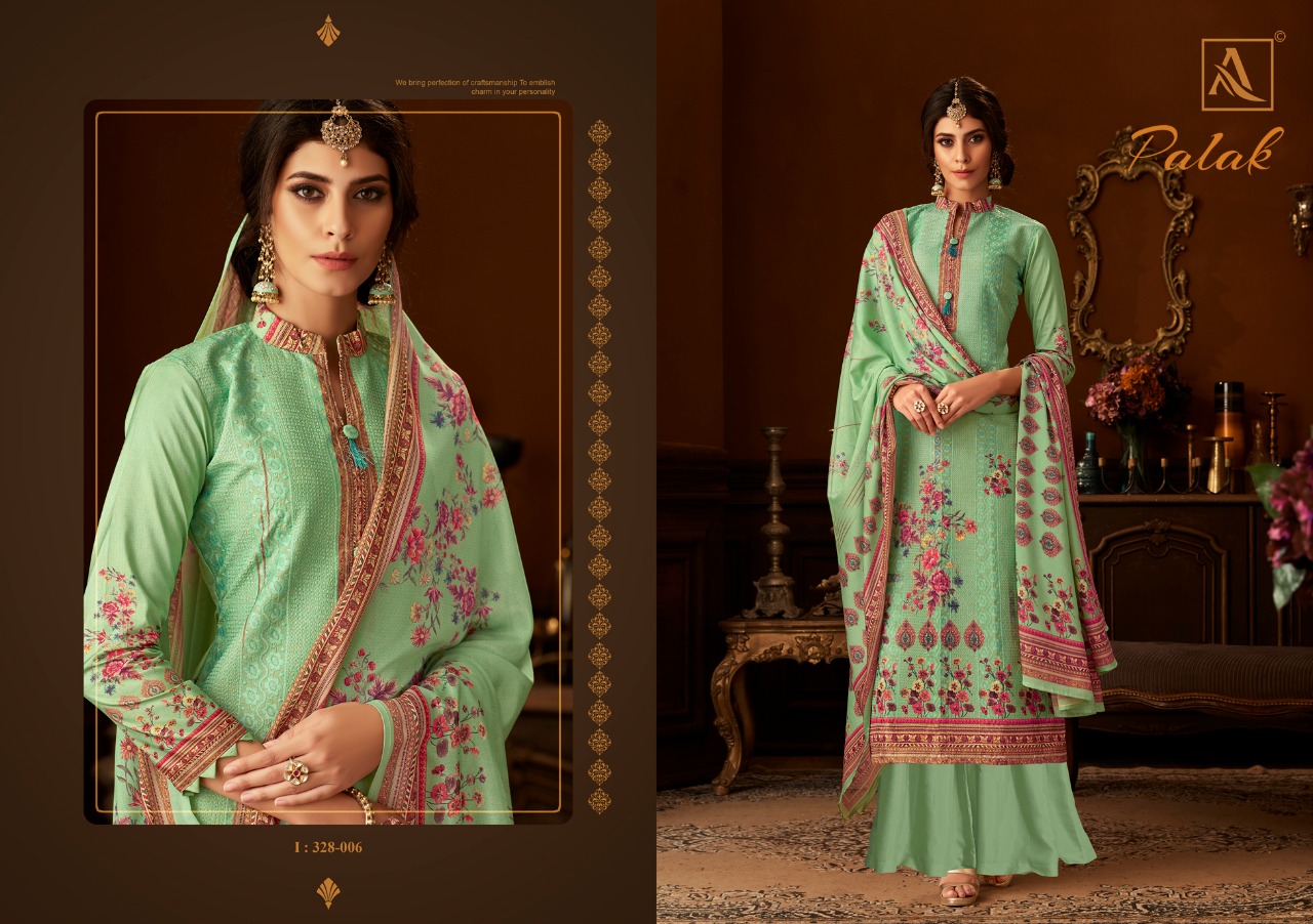 Alok suit palak beautifully digital printed Salwar suits in wholesale price