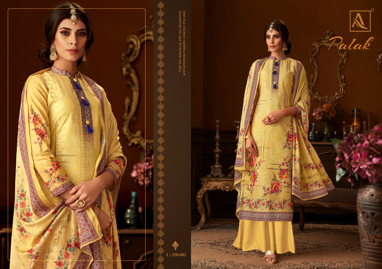 Alok suit palak beautifully digital printed Salwar suits in wholesale price